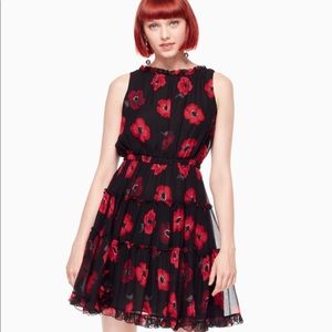 Kate Spade Poppy Silk Mini Dress